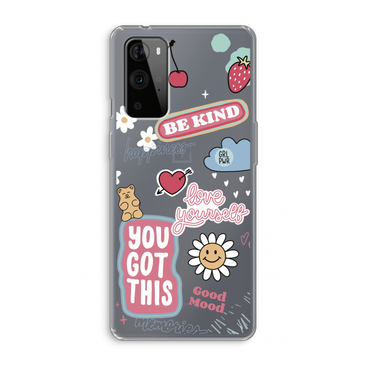 Positivity: OnePlus 9 Pro Transparant Hoesje