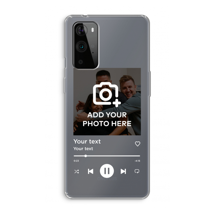 Music Player: OnePlus 9 Pro Transparant Hoesje