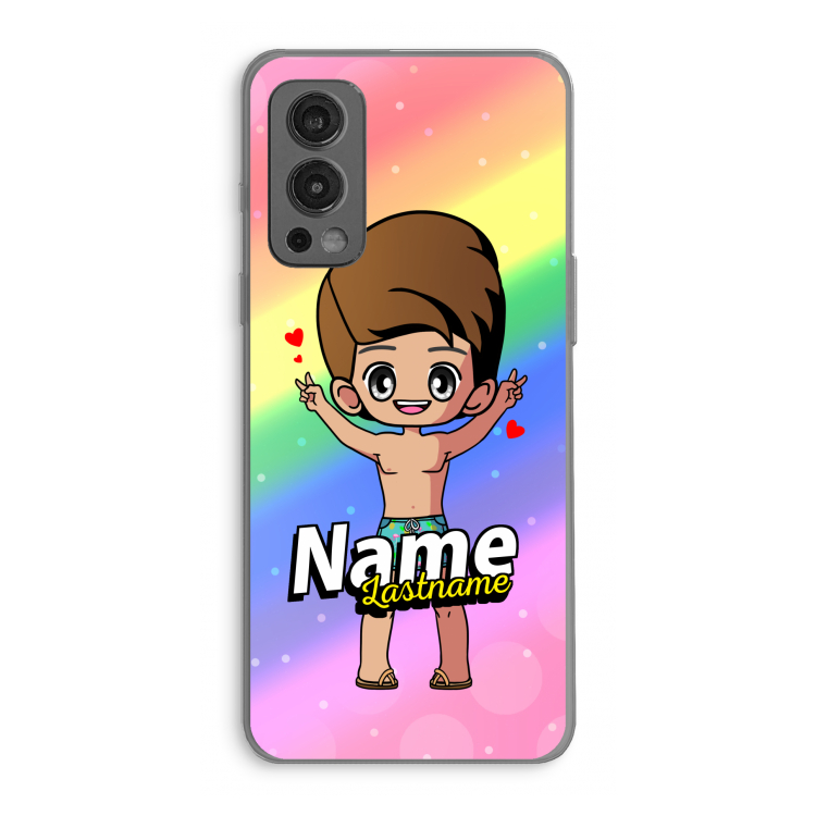 Chibi Maker man: OnePlus Nord 2 5G Transparant Hoesje