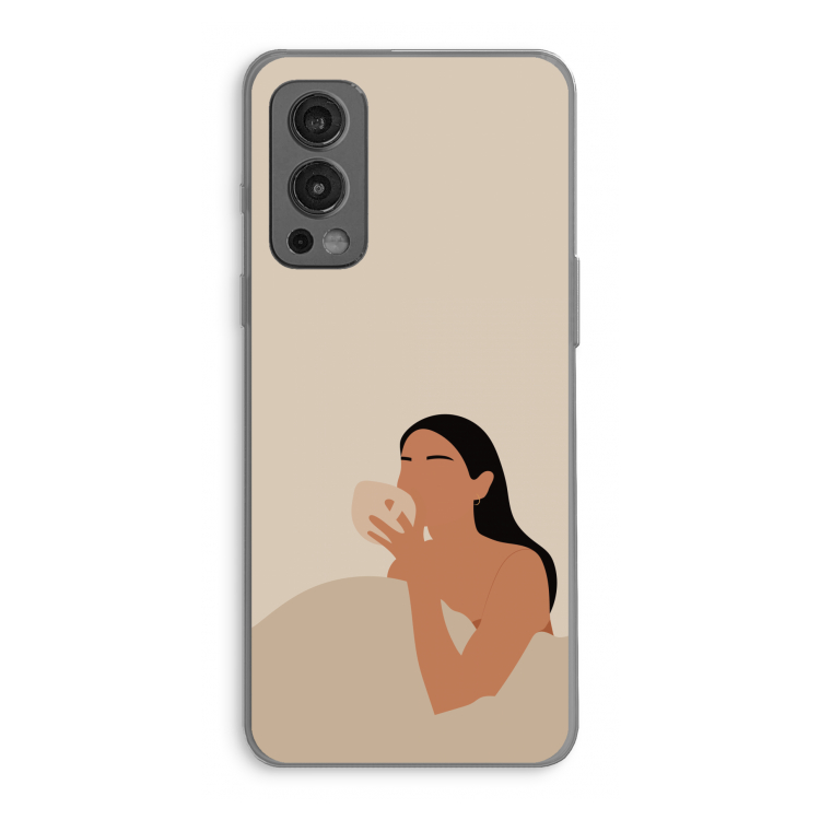 Fresh coffee: OnePlus Nord 2 5G Transparant Hoesje