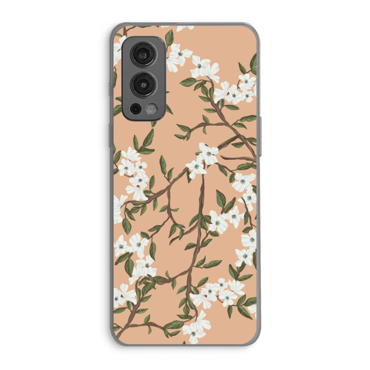 Blossoming spring: OnePlus Nord 2 5G Transparant Hoesje