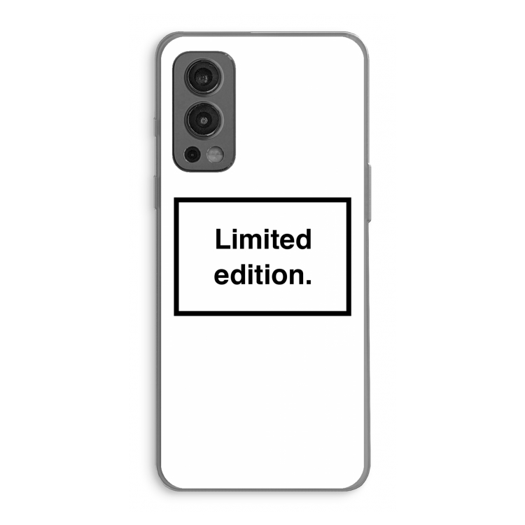 Limited edition: OnePlus Nord 2 5G Transparant Hoesje