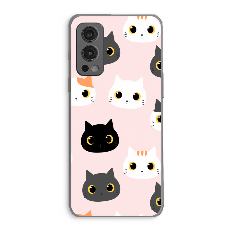 Katten: OnePlus Nord 2 5G Transparant Hoesje
