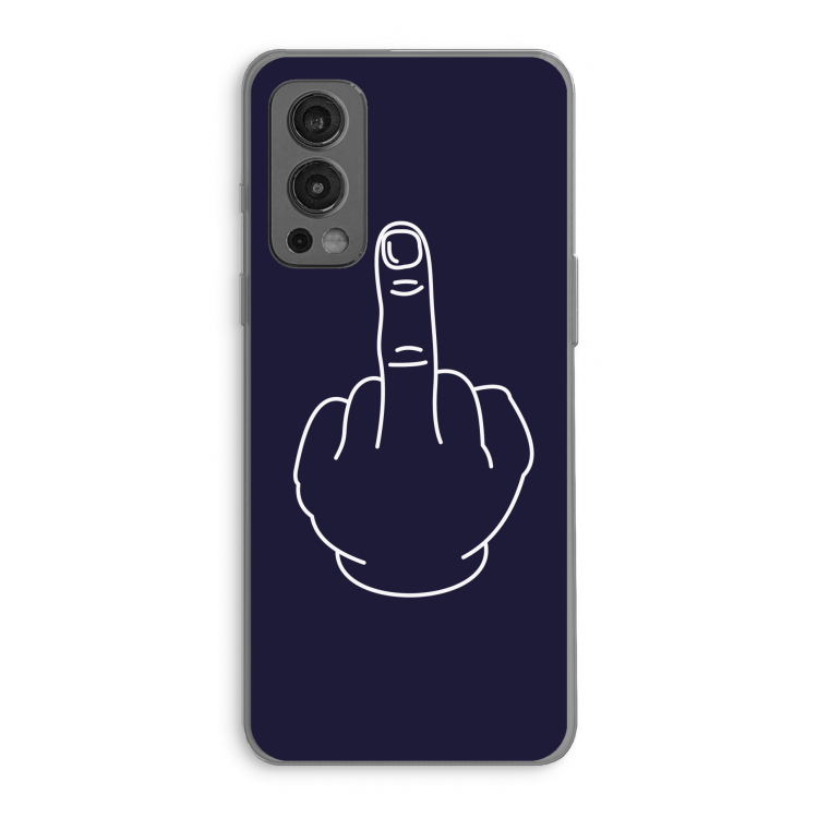 F**k U: OnePlus Nord 2 5G Transparant Hoesje