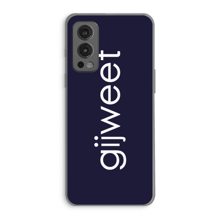 Gijweet: OnePlus Nord 2 5G Transparant Hoesje