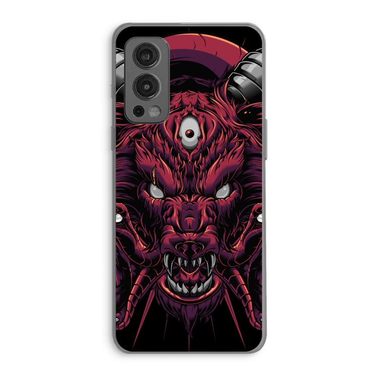 Hell Hound and Serpents: OnePlus Nord 2 5G Transparant Hoesje