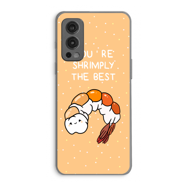 You're Shrimply The Best: OnePlus Nord 2 5G Transparant Hoesje