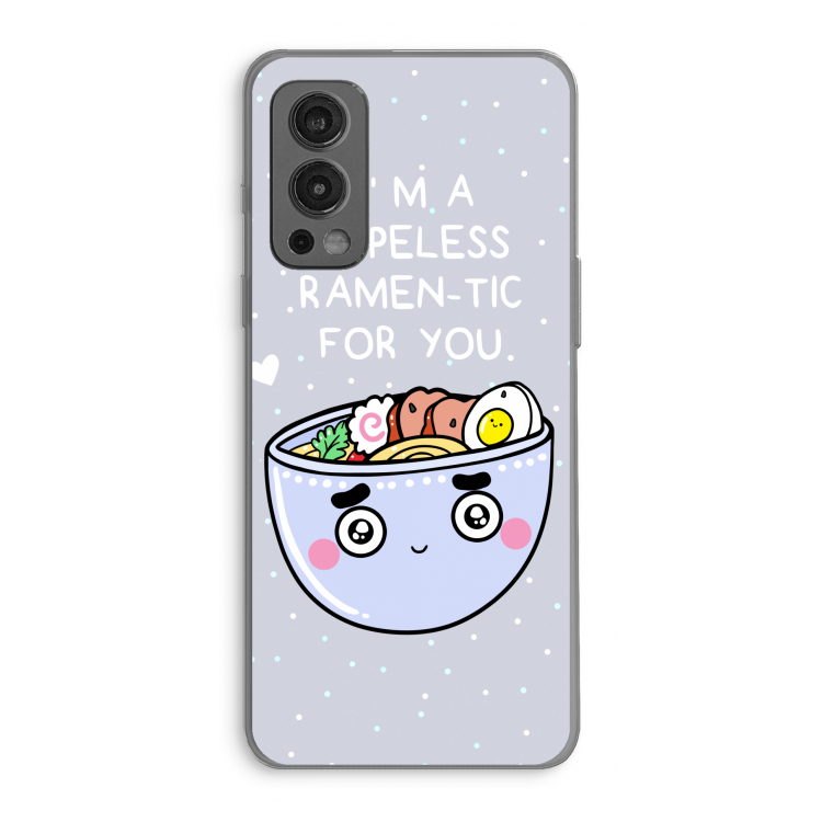 I'm A Hopeless Ramen-Tic For You: OnePlus Nord 2 5G Transparant Hoesje