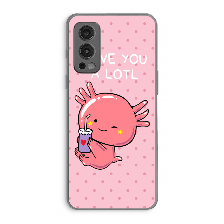 Love You A Lotl: OnePlus Nord 2 5G Transparant Hoesje