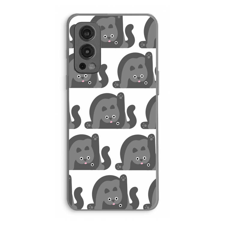 Cats: OnePlus Nord 2 5G Transparant Hoesje