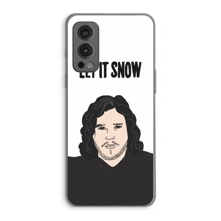 Let It Snow: OnePlus Nord 2 5G Transparant Hoesje