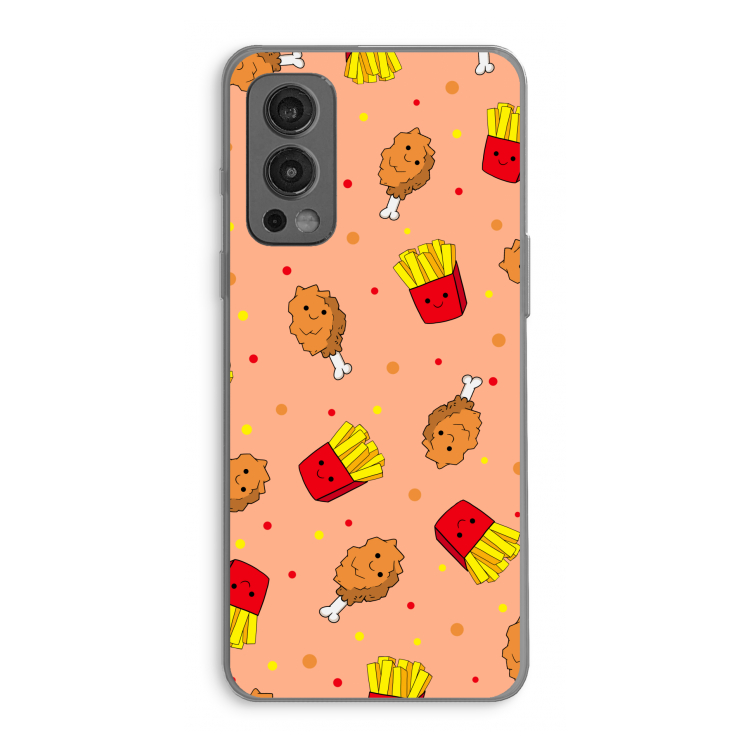 Chicken 'n Fries: OnePlus Nord 2 5G Transparant Hoesje