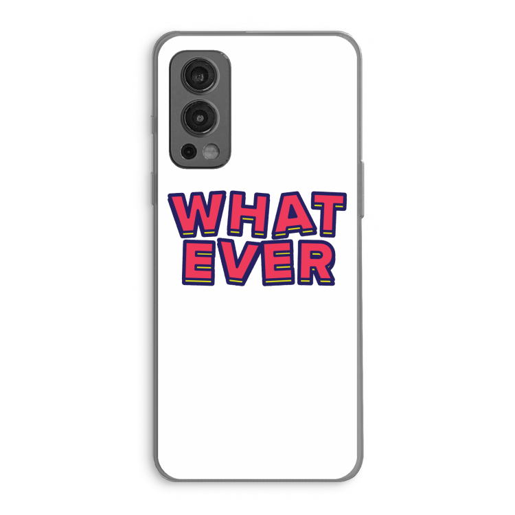 Whatever: OnePlus Nord 2 5G Transparant Hoesje