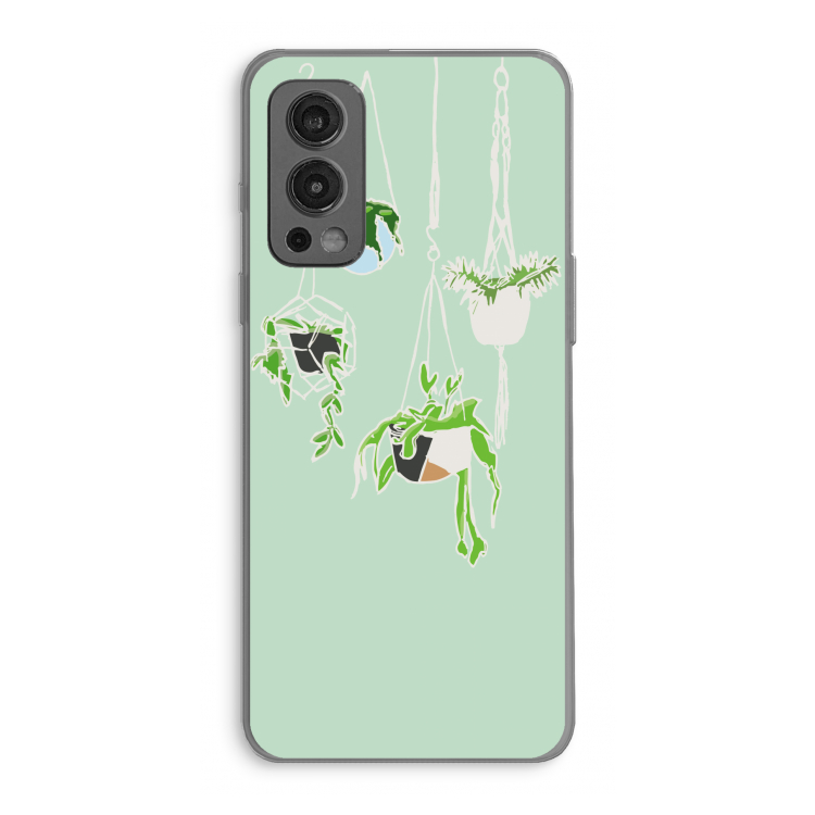 Hang In There: OnePlus Nord 2 5G Transparant Hoesje