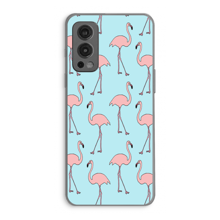 Anything Flamingoes: OnePlus Nord 2 5G Transparant Hoesje