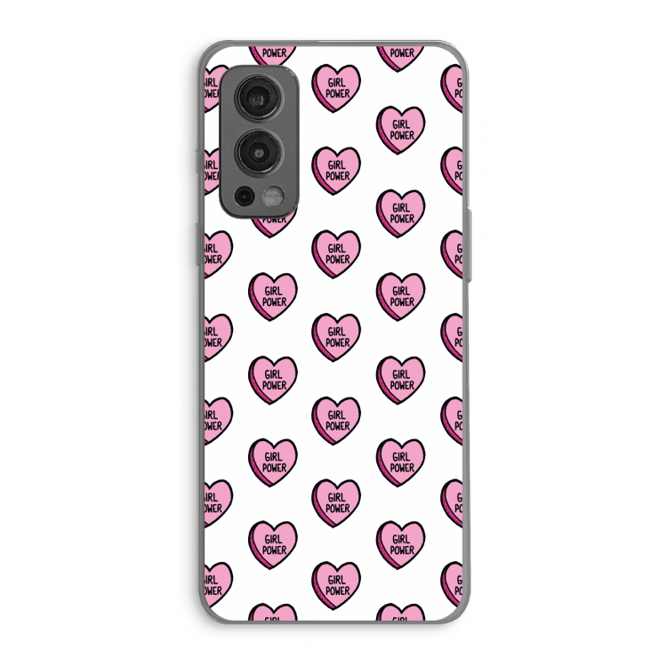 GIRL POWER: OnePlus Nord 2 5G Transparant Hoesje