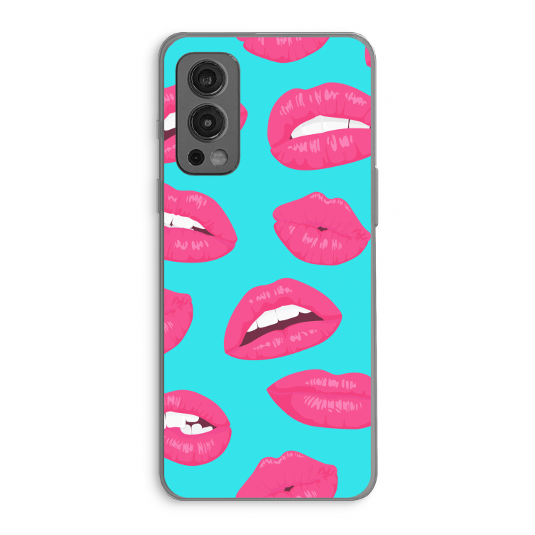 Bite my lip: OnePlus Nord 2 5G Transparant Hoesje