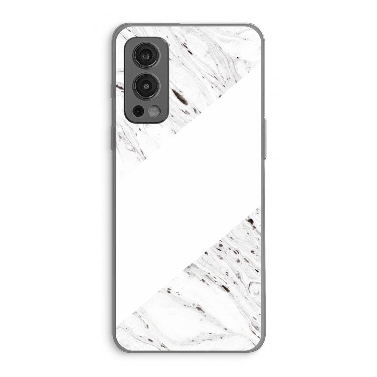 Biggest stripe: OnePlus Nord 2 5G Transparant Hoesje