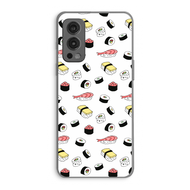 Sushi time: OnePlus Nord 2 5G Transparant Hoesje