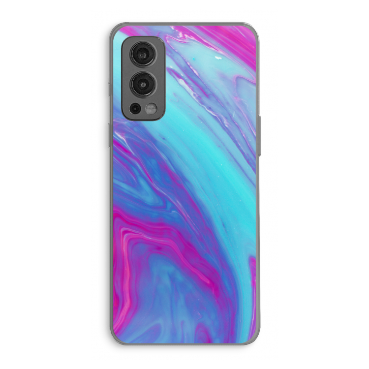 Zweverige regenboog: OnePlus Nord 2 5G Transparant Hoesje