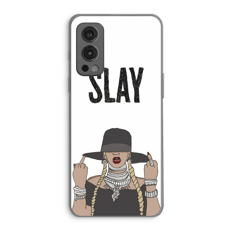 Slay All Day: OnePlus Nord 2 5G Transparant Hoesje