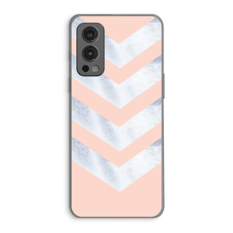 Marmeren pijlen: OnePlus Nord 2 5G Transparant Hoesje