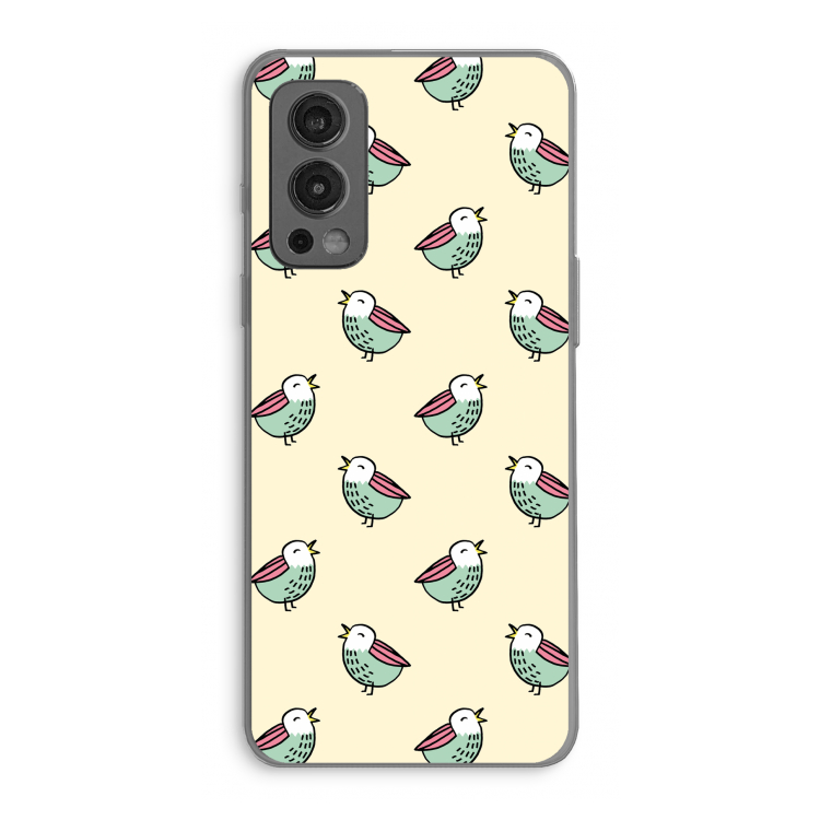 Vogeltjes: OnePlus Nord 2 5G Transparant Hoesje