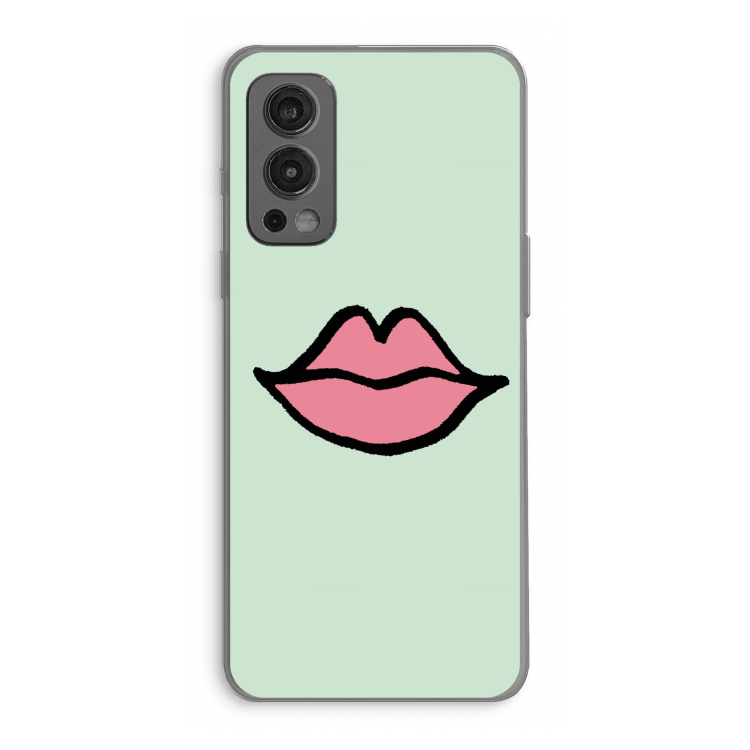 Kusje: OnePlus Nord 2 5G Transparant Hoesje