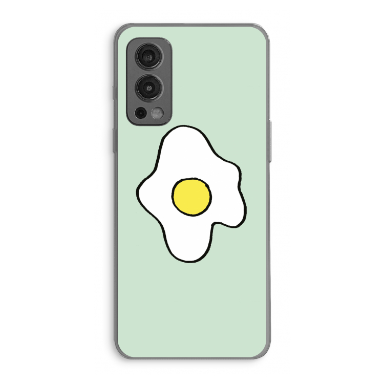 Spiegelei: OnePlus Nord 2 5G Transparant Hoesje