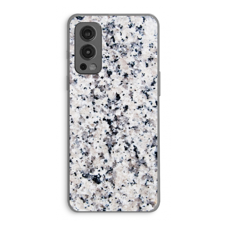 Gespikkelde marmer: OnePlus Nord 2 5G Transparant Hoesje