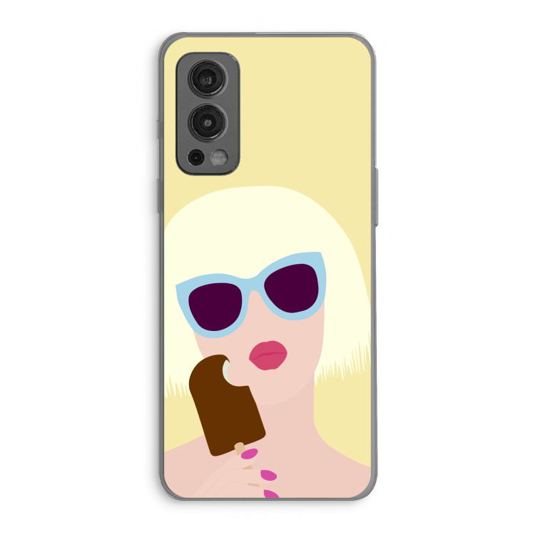 Ice cream: OnePlus Nord 2 5G Transparant Hoesje