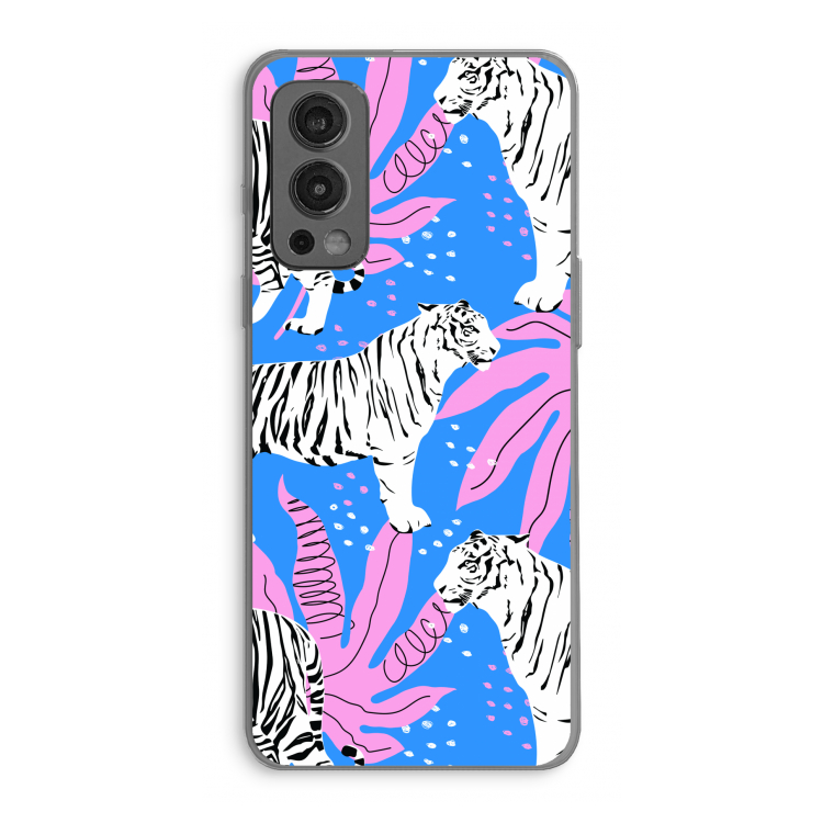 Tijger: OnePlus Nord 2 5G Transparant Hoesje