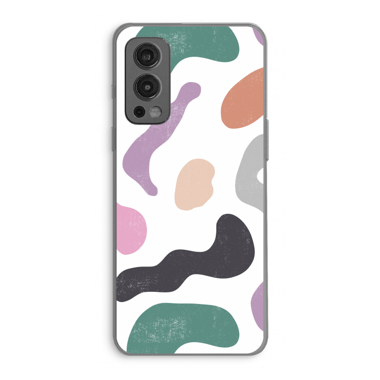 Memphis Shapes: OnePlus Nord 2 5G Transparant Hoesje