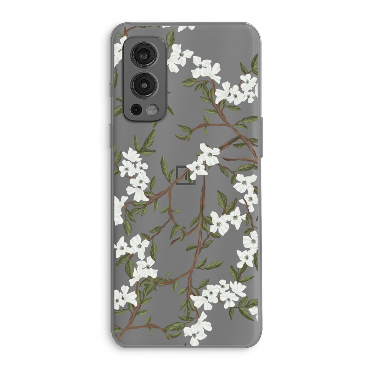 Blossoming spring: OnePlus Nord 2 5G Transparant Hoesje