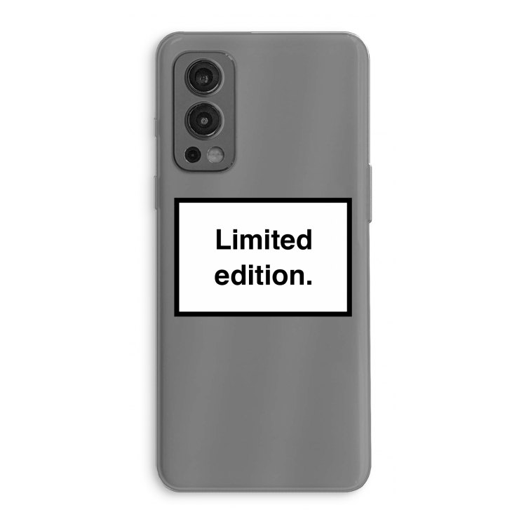 Limited edition: OnePlus Nord 2 5G Transparant Hoesje