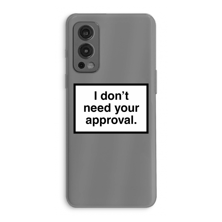 Don't need approval: OnePlus Nord 2 5G Transparant Hoesje