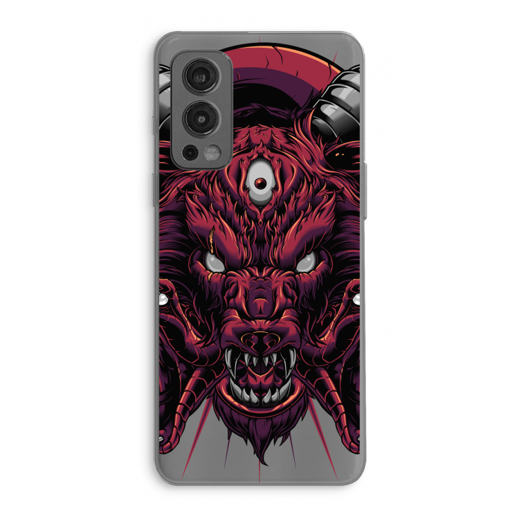 Hell Hound and Serpents: OnePlus Nord 2 5G Transparant Hoesje