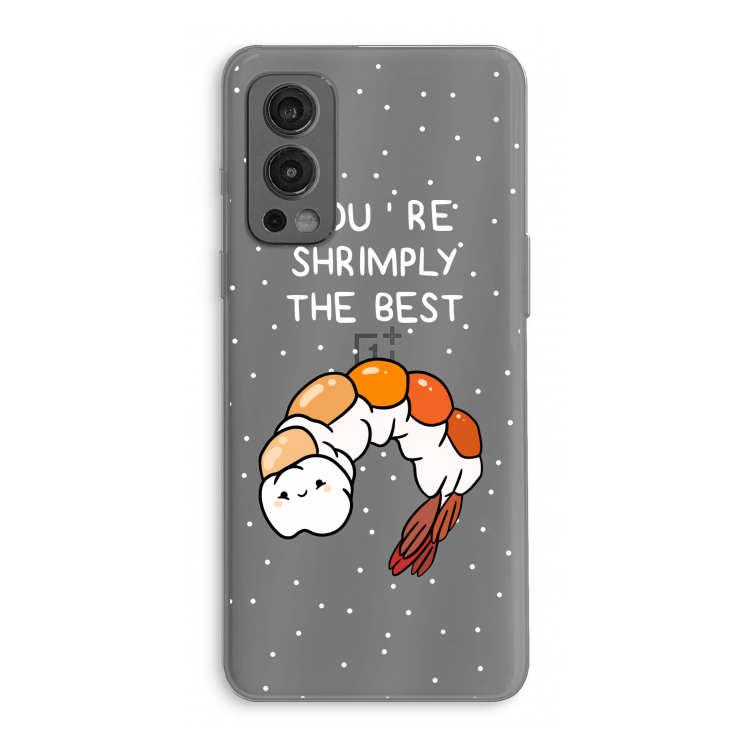 You're Shrimply The Best: OnePlus Nord 2 5G Transparant Hoesje