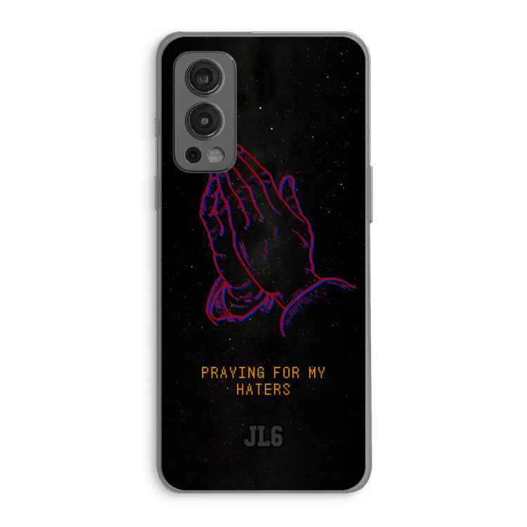Praying For My Haters: OnePlus Nord 2 5G Transparant Hoesje
