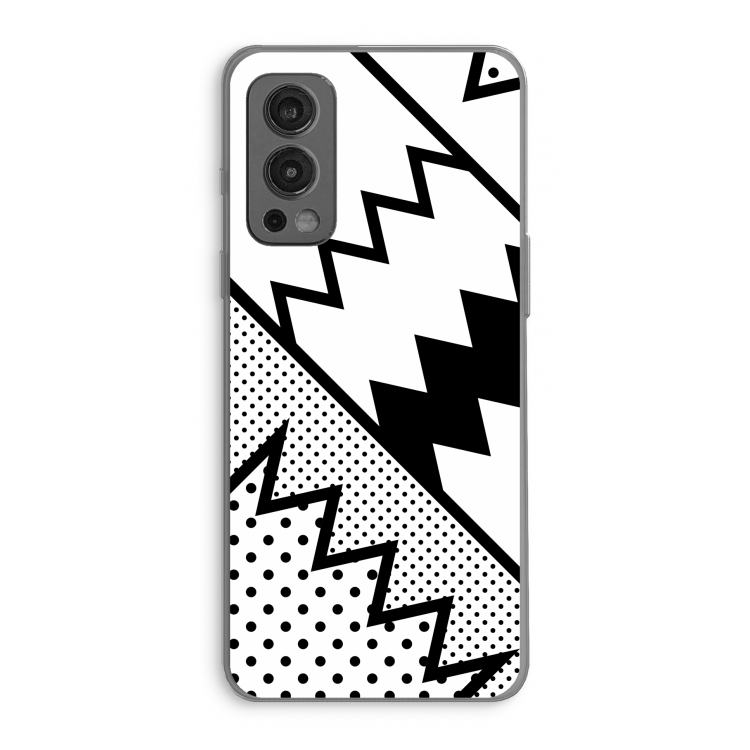 Pop Art #5: OnePlus Nord 2 5G Transparant Hoesje
