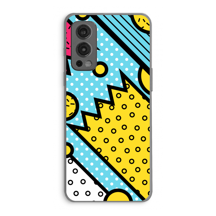 Pop Art #1: OnePlus Nord 2 5G Transparant Hoesje
