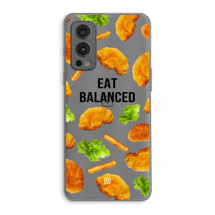 Eat Balanced: OnePlus Nord 2 5G Transparant Hoesje