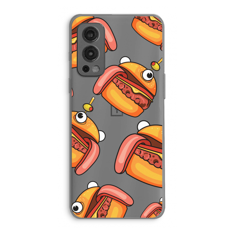 Hamburger: OnePlus Nord 2 5G Transparant Hoesje