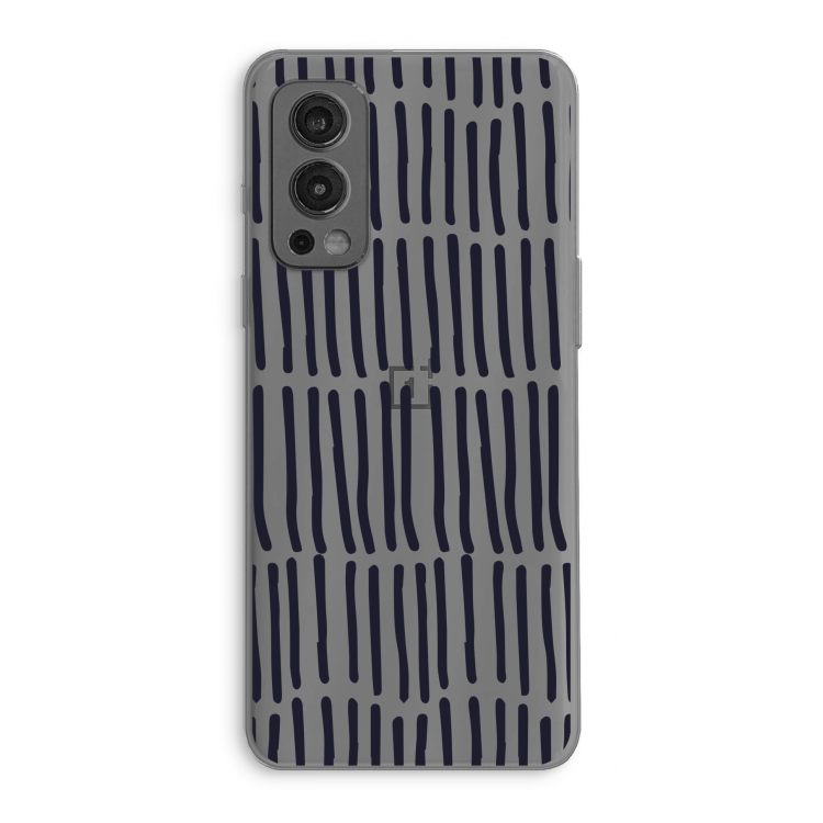 Moroccan stripes: OnePlus Nord 2 5G Transparant Hoesje