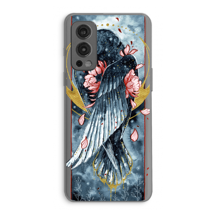 Golden Raven: OnePlus Nord 2 5G Transparant Hoesje