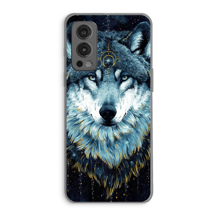 Darkness Wolf: OnePlus Nord 2 5G Transparant Hoesje