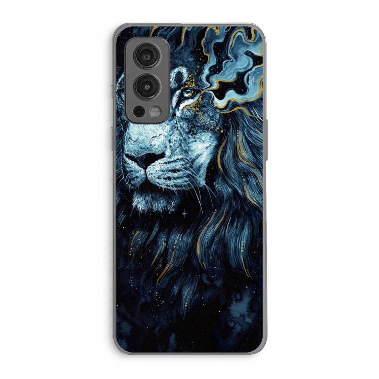 Darkness Lion: OnePlus Nord 2 5G Transparant Hoesje