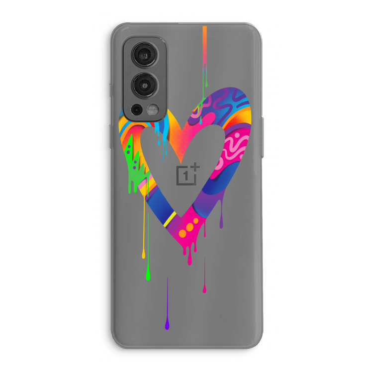 Melts My Heart: OnePlus Nord 2 5G Transparant Hoesje