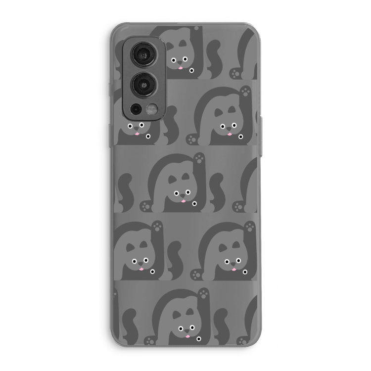 Cats: OnePlus Nord 2 5G Transparant Hoesje