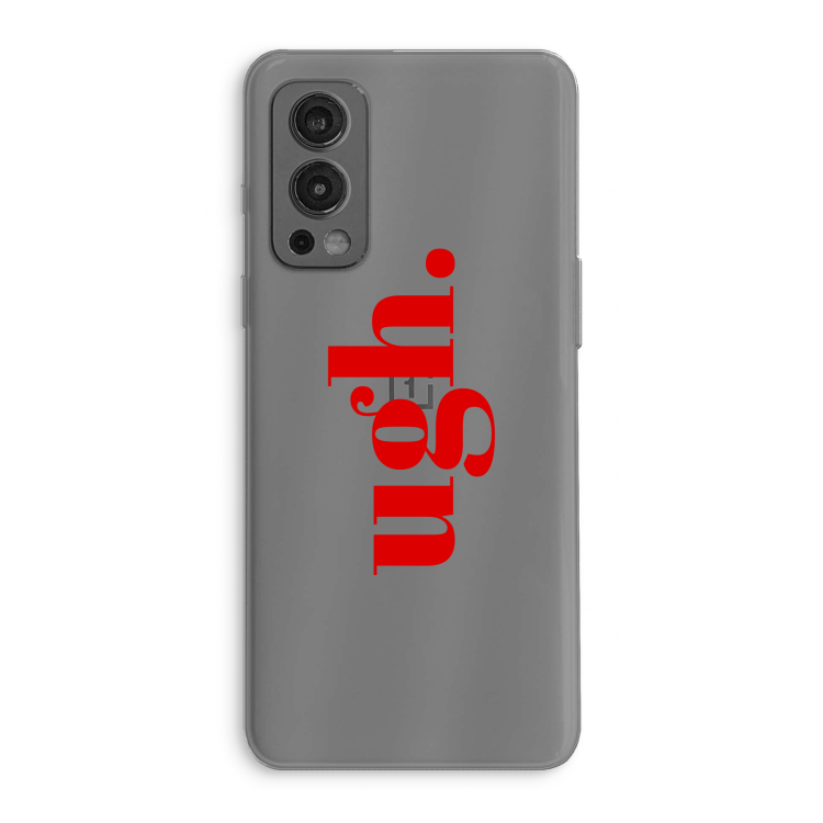 Ugh: OnePlus Nord 2 5G Transparant Hoesje